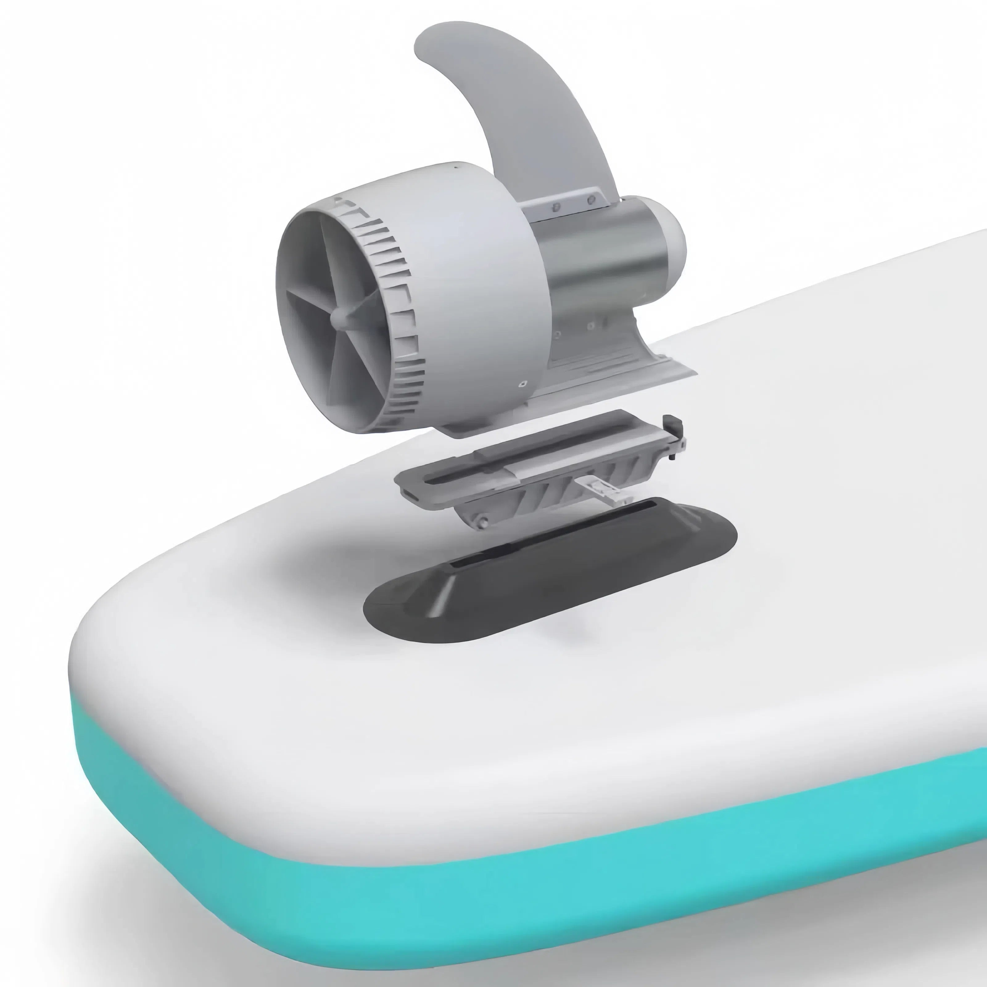 Y01 Elektrische Finne | 600 W Motor | Max. Schub 13 kg/28,6 lbs | Max. Ausdauer 120 Minuten (36 Ah) | Max. Ganggeschwindigkeit 8 km/h, Fernbedienung einstellbar