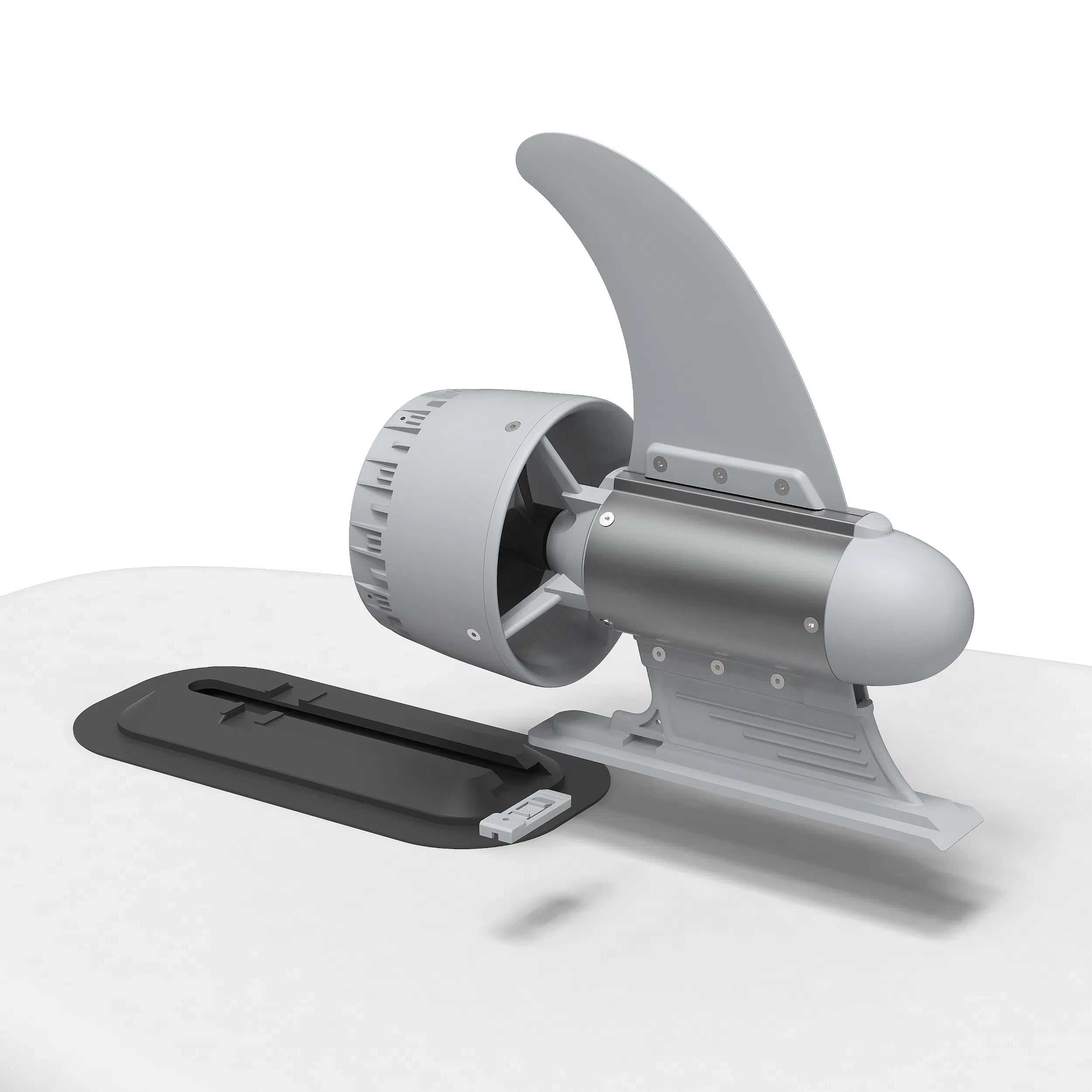 Y02 Elektrische Finne | 500 W Motor | Max. Schub 10 kg/22 lbs | Max. Ausdauer 180 Minuten (36 Ah) | Max. Ganggeschwindigkeit 8 km/h, Fernbedienung einstellbar 