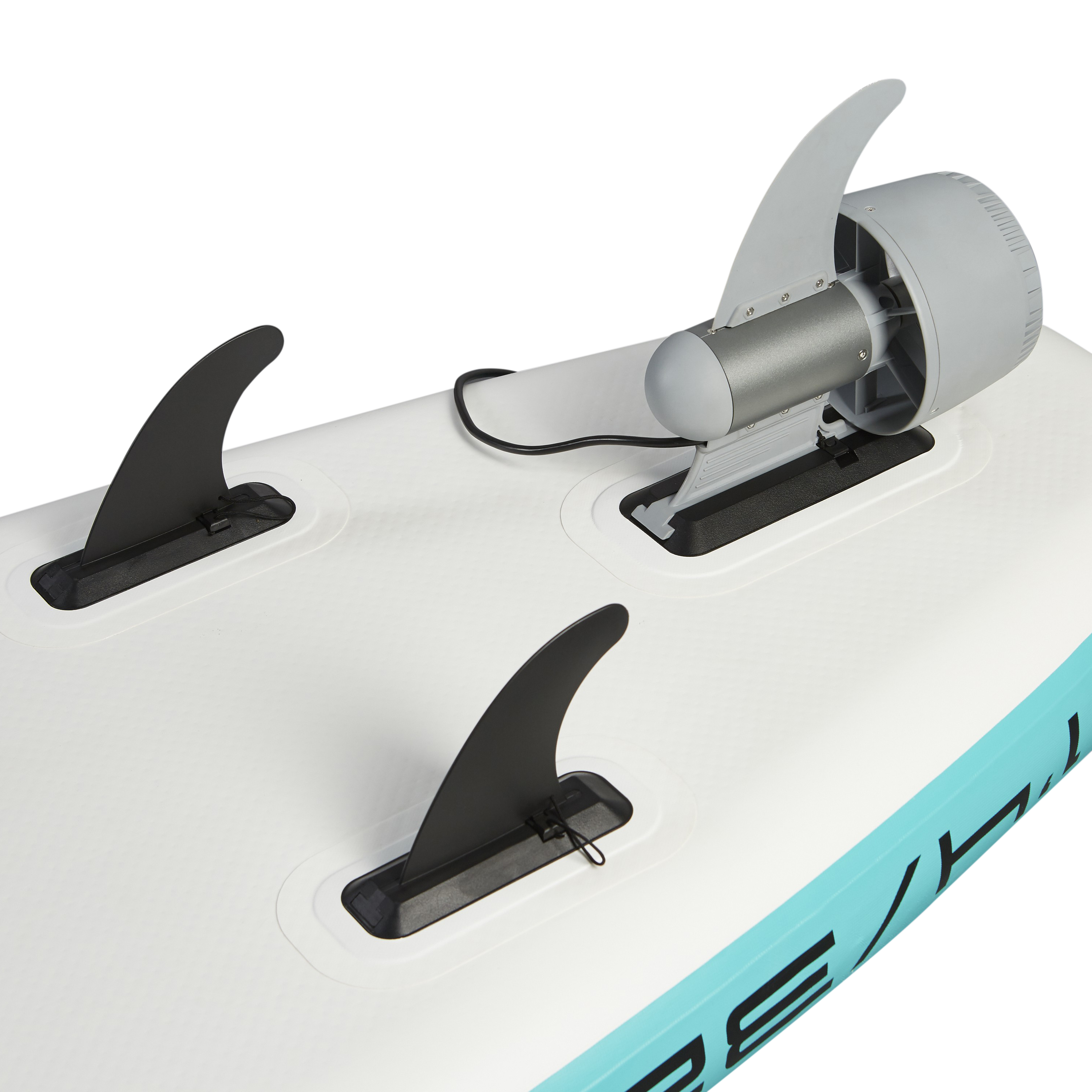 Y01 Elektrische Finne | 600 W Motor | Max. Schub 13 kg/28,6 lbs | Max. Ausdauer 120 Minuten (36 Ah) | Max. Ganggeschwindigkeit 8 km/h, Fernbedienung einstellbar 