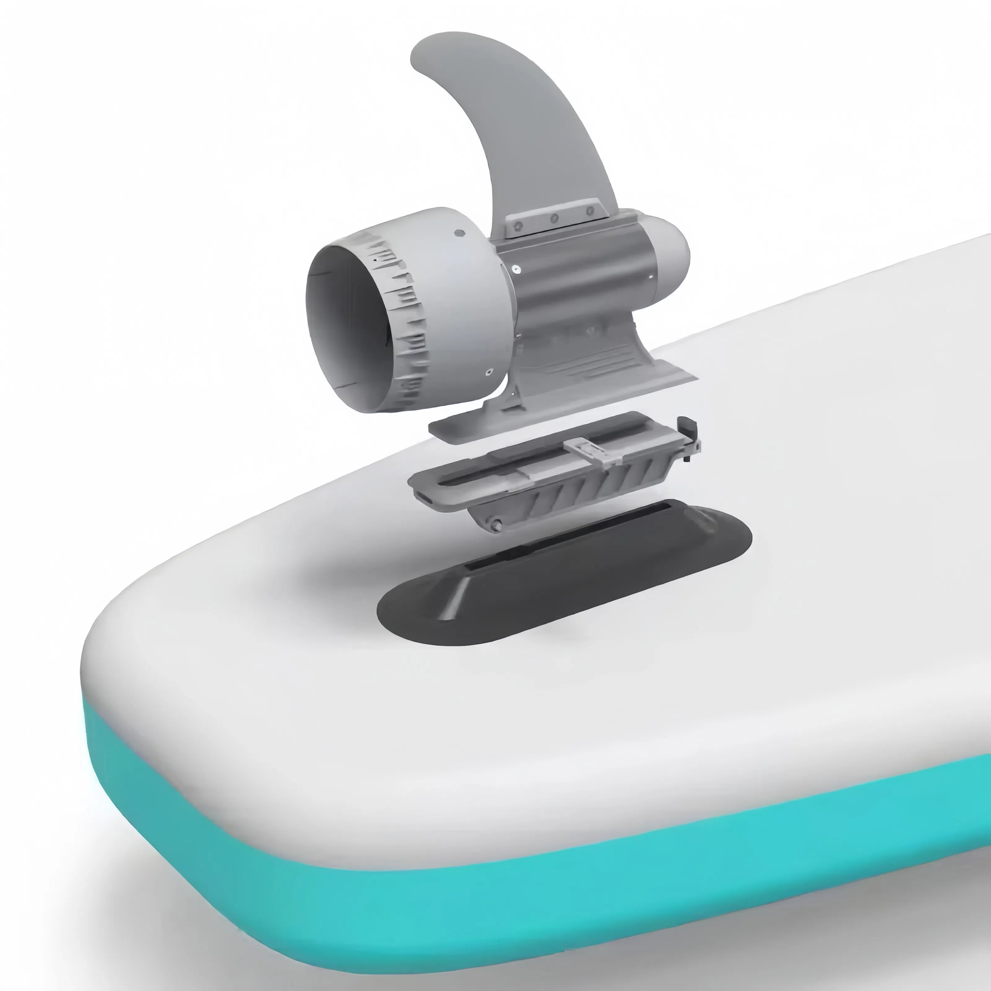 Y02 Elektrische Finne | 500 W Motor | Max. Schub 10 kg/22 lbs | Max. Ausdauer 180 Minuten (36 Ah) | Max. Ganggeschwindigkeit 8 km/h, Fernbedienung einstellbar 